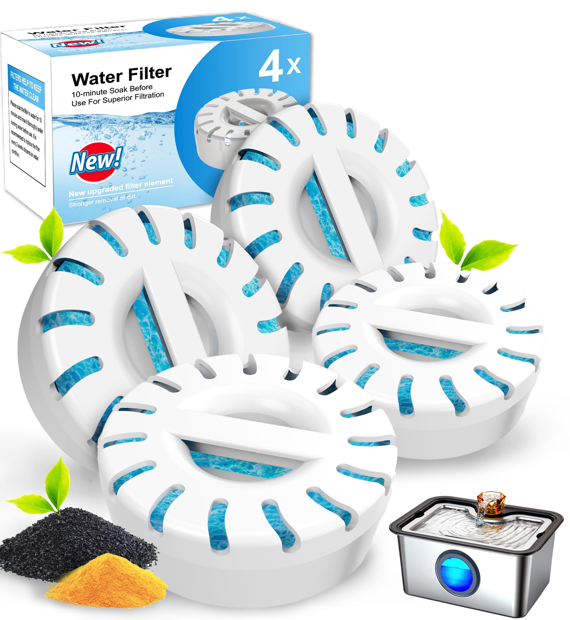 FurryPlanet filter element pack front view for easy replacement and refresh