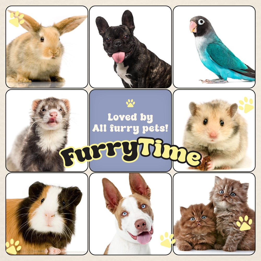 FURRYTIME extra thick gloves providing comfortable grip during grooming