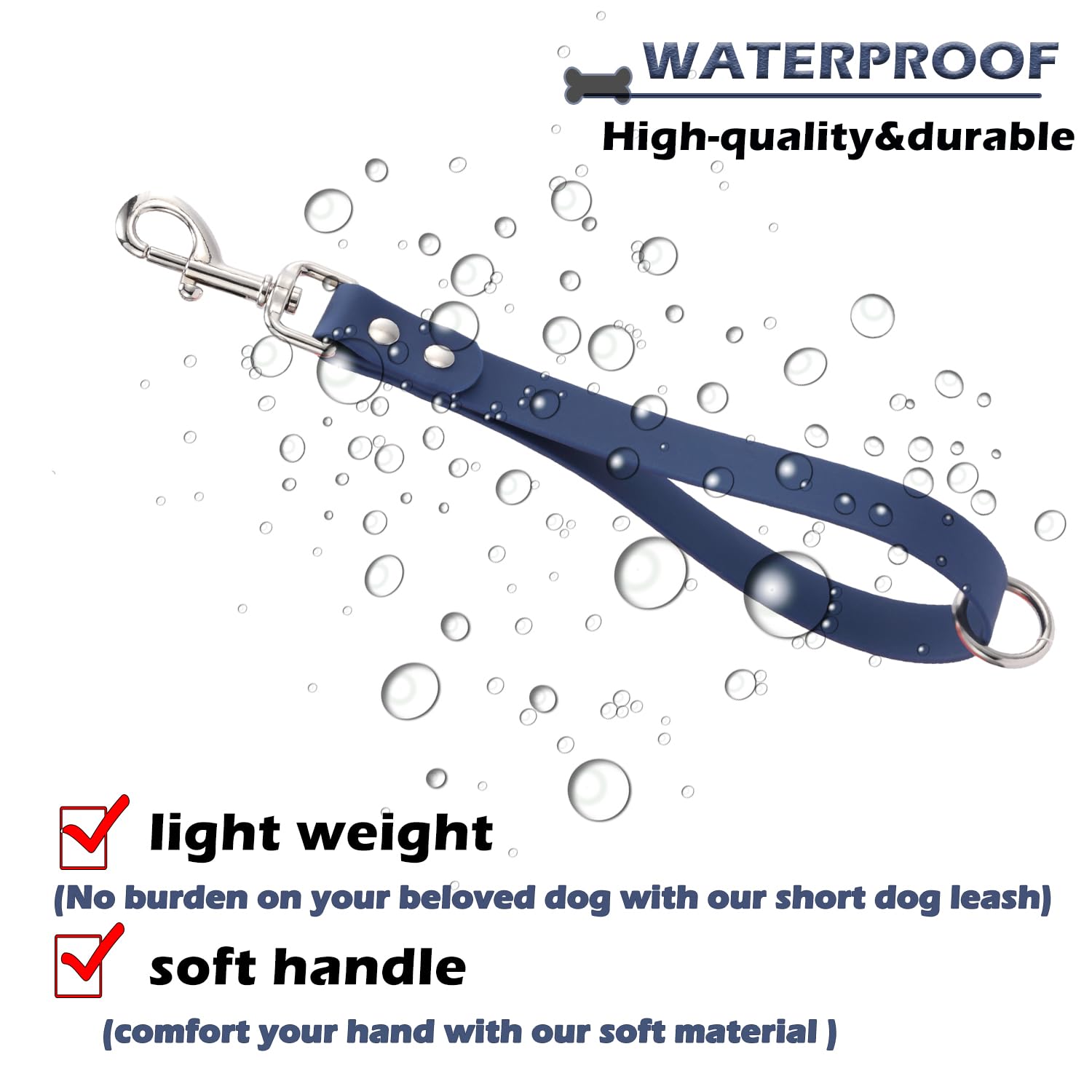 FURSDOLY 3-4inch-wide-soft-handle-dog-leash offers comfortable daily handling.