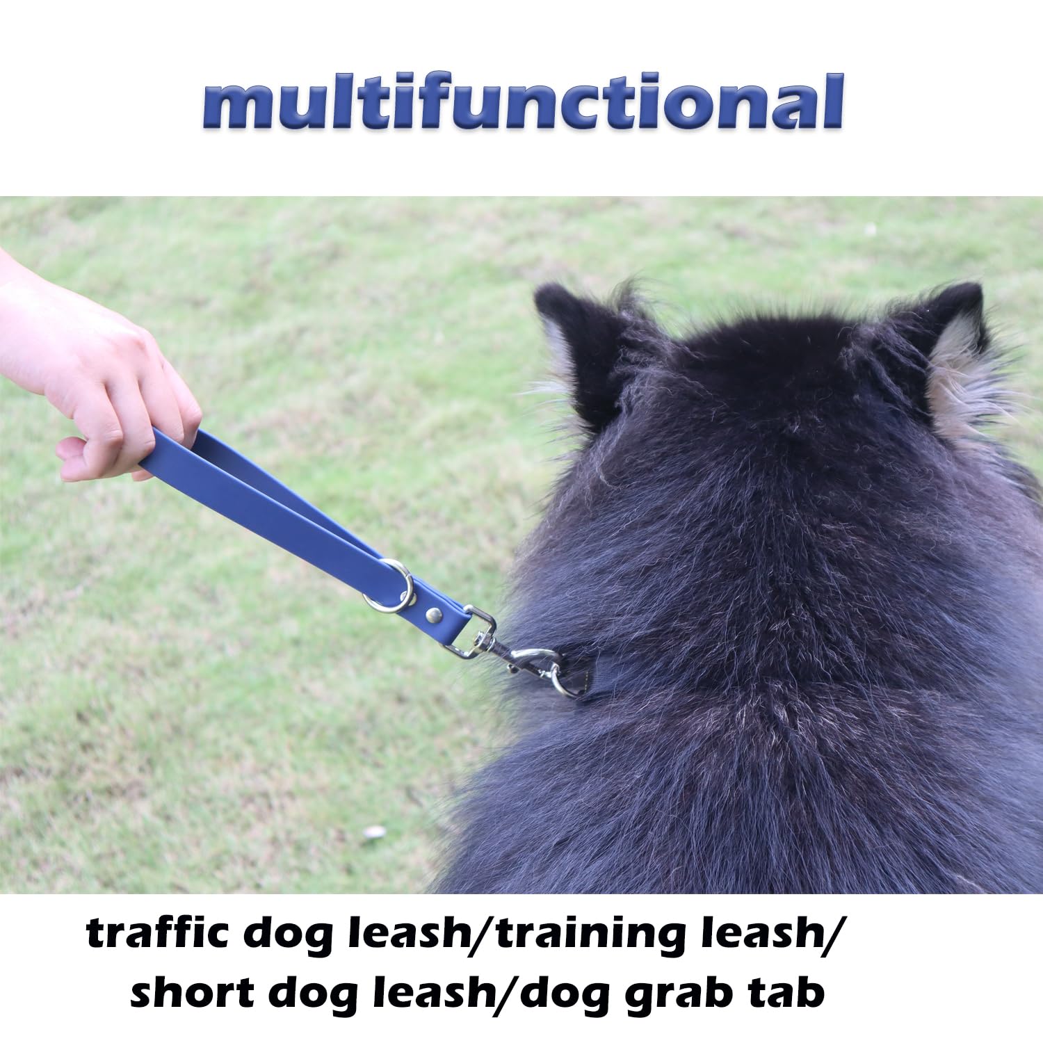 FURSDOLY-waterproof-dog-leash perfect for rainy walks and muddy parks.