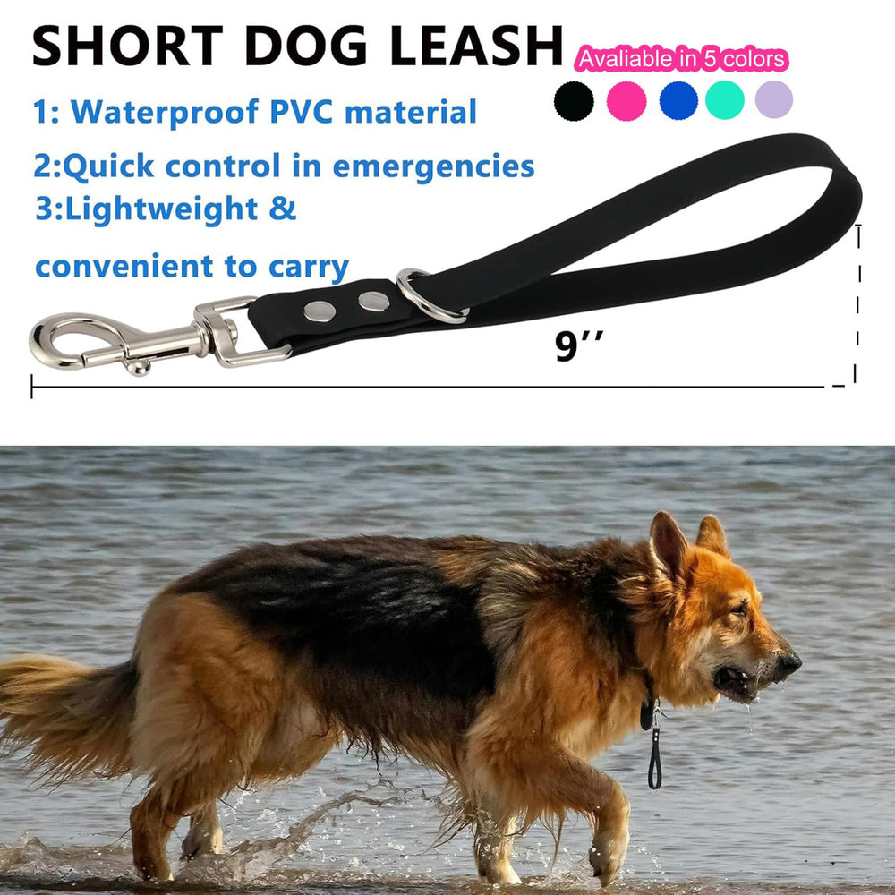 FURSDOLY waterproof PVC leash offers durability for outdoor use