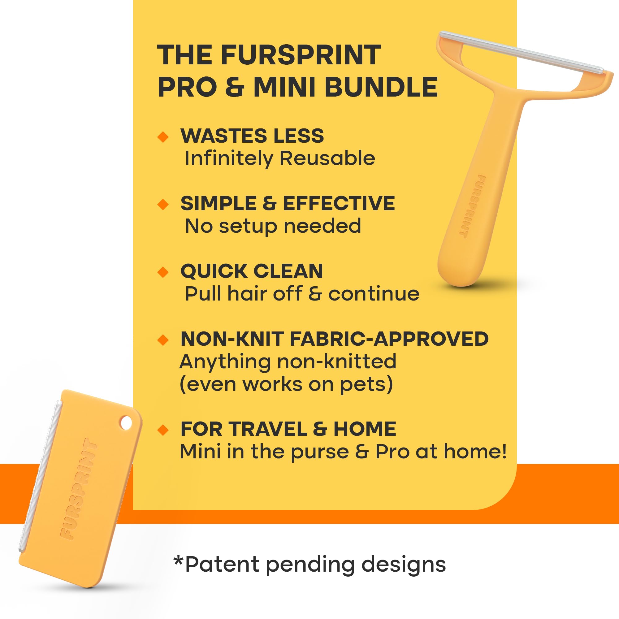 Fursprint car-seat detailing tool tackles car fur for a cleaner interior
