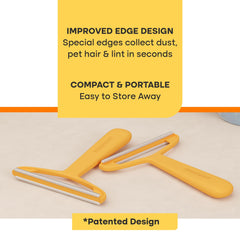 Fursprint Pro pet hair remover tool ergonomic handle enables comfortable longer quick cleans.
