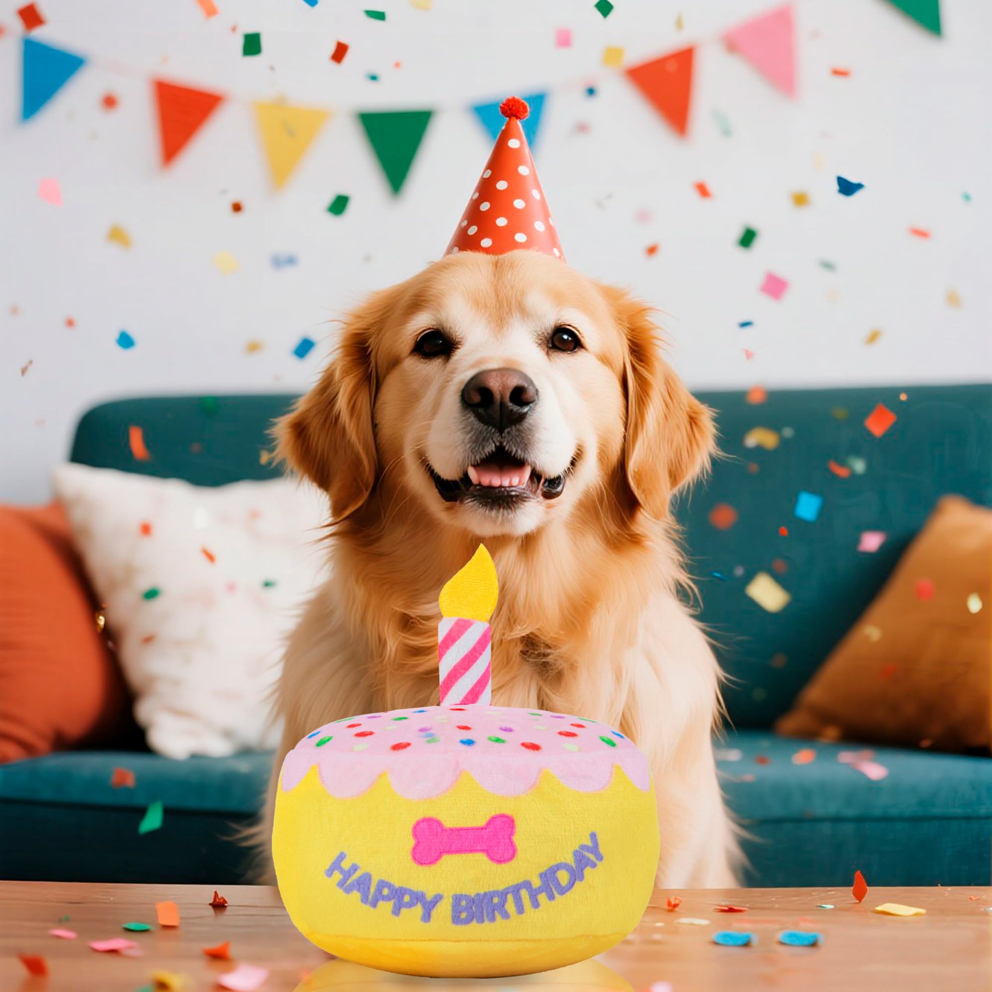 FurtasticFinds all-breeds friendly cake toy suitable for dogs of every size