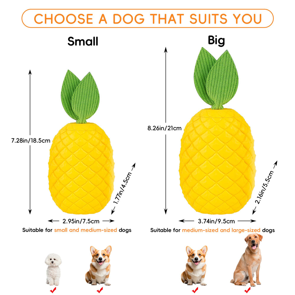 FurtasticFinds pineapple toy warranty and safe chewing support