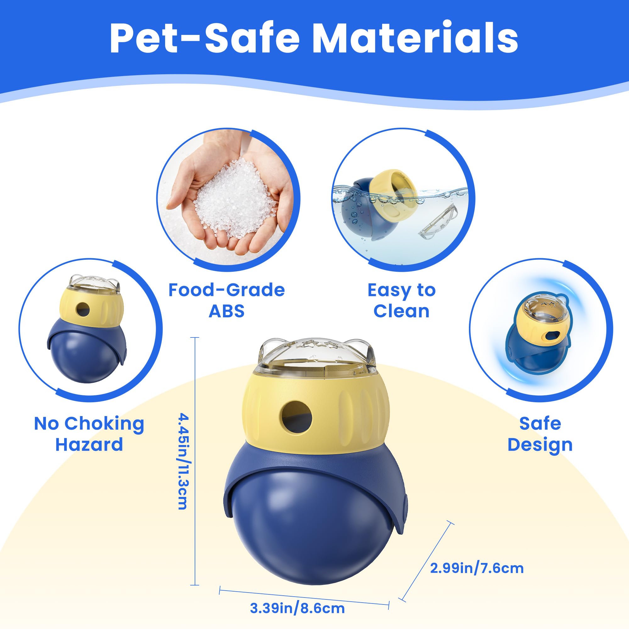 FurtasticFinds wobble-design cat toy self-righting action keeps cats engaged