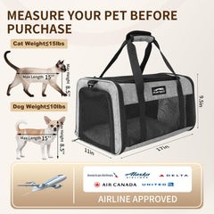 Transportín Furtent ligero y duradero de tela Oxford 300D, fácil de transportar.