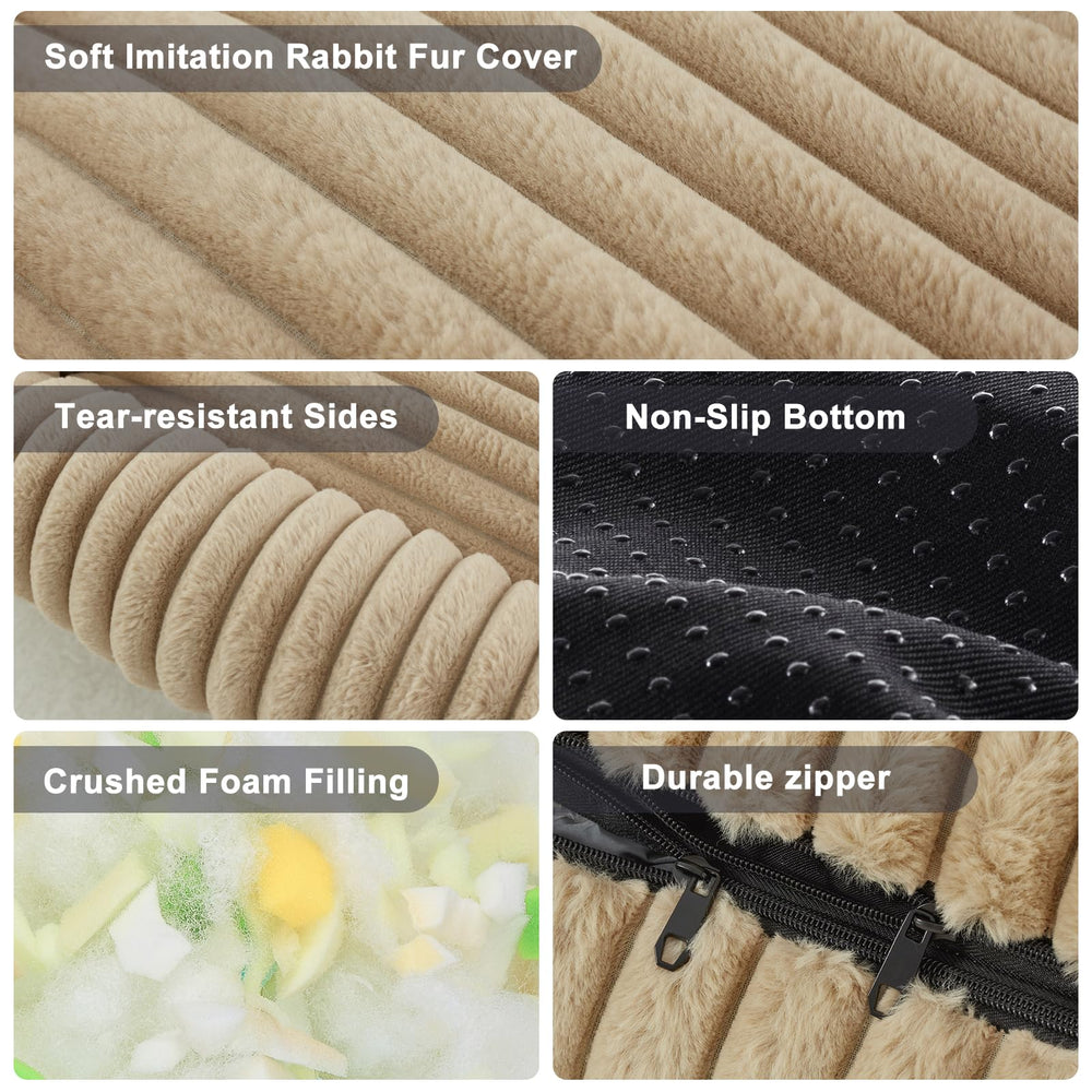 FURTIME orthopedic filling closeup demonstrates 2:1 foam and polyester support
