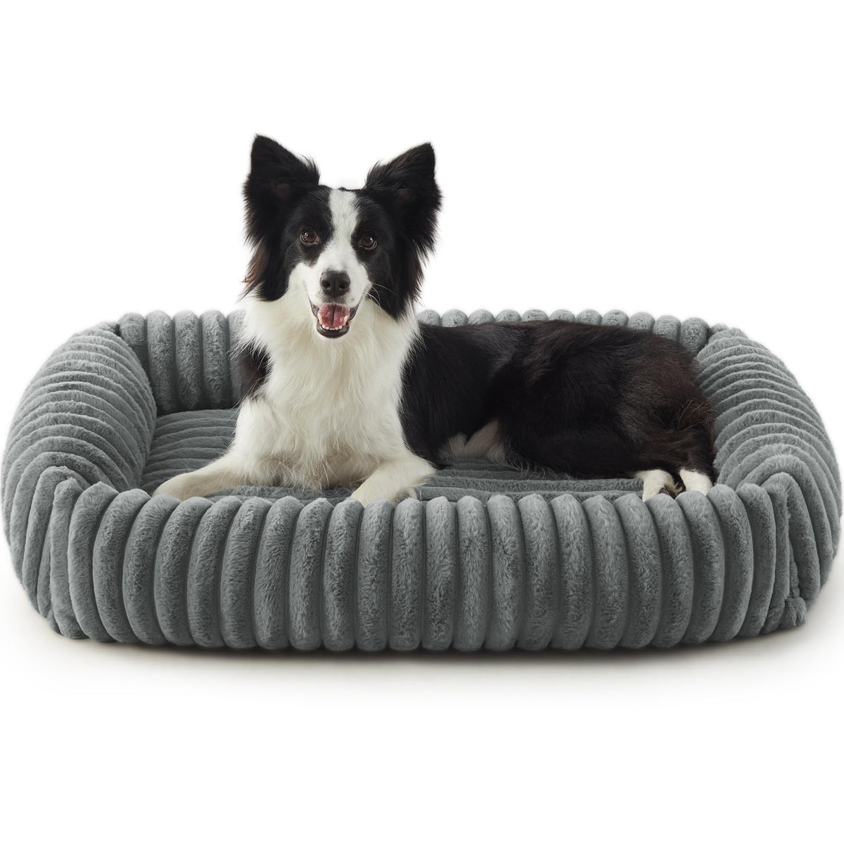 FURTIME large dog bed outer view showing sturdy anti-slip base for placement