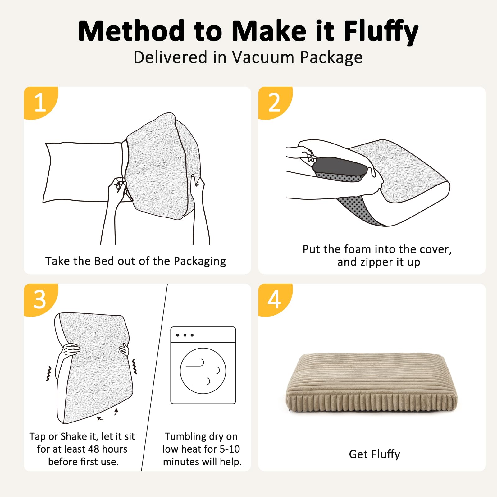 FURTIME closeup rabbit-fur cover shows plush texture for warmth and comfort
