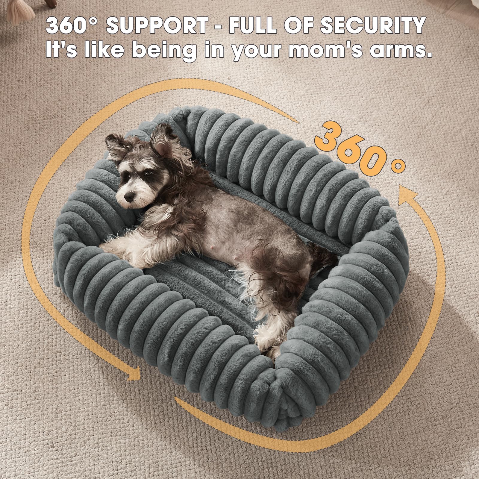 FURTIME large removable cover closeup demonstrating washable cover