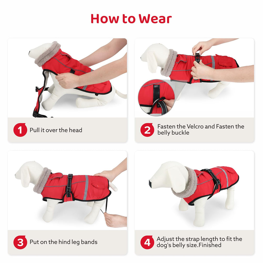FURTIME dog coat-barrel-chested-fit suits bulldogs and similar breeds.
