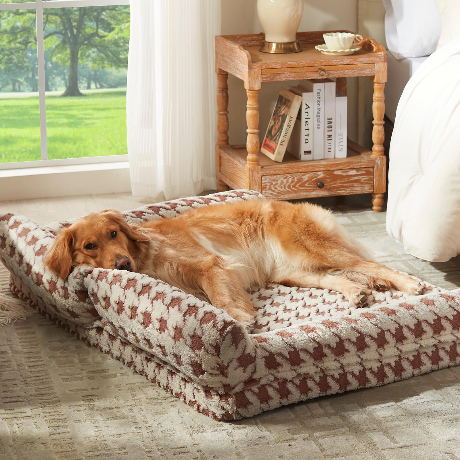 FURTIME durable-orthopedic-bed maintains shape after washing.