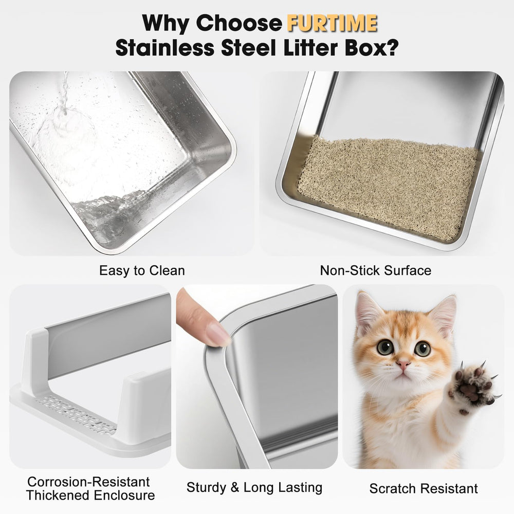 FURTIME easy-to-clean design with smooth surfaces for quick rinsing