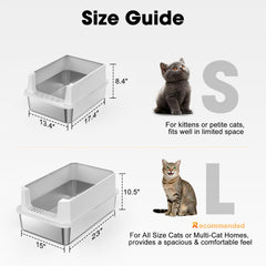 FURTIME litter-trapping mat catching stray litter grains for a cleaner floor