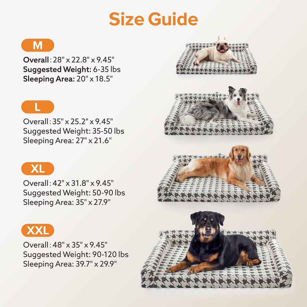 FURTIME medidas cama-perro-xl: ideal para razas grandes o perros mayores.
