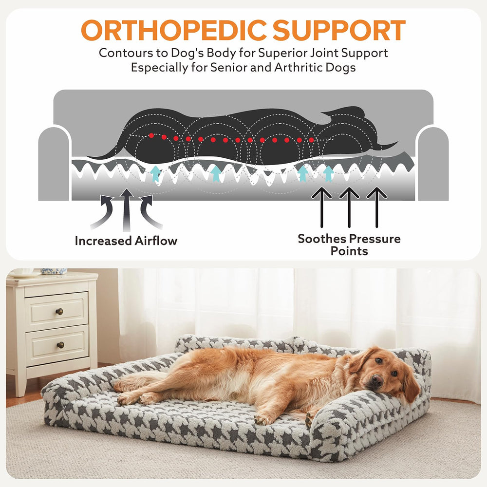 FURTIME bed with side bolsters supporting neck comfort during lounging.