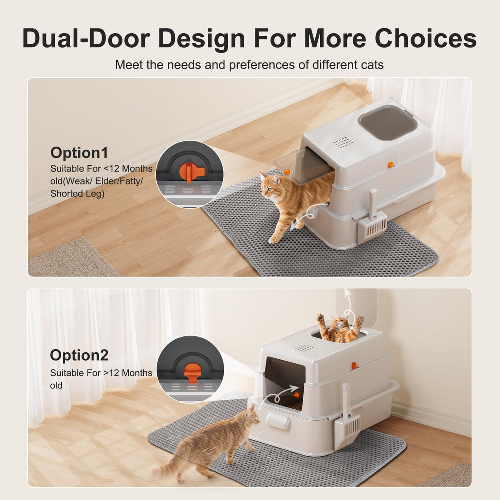 FURTIME top-entry offers versatile entry for larger or older cats