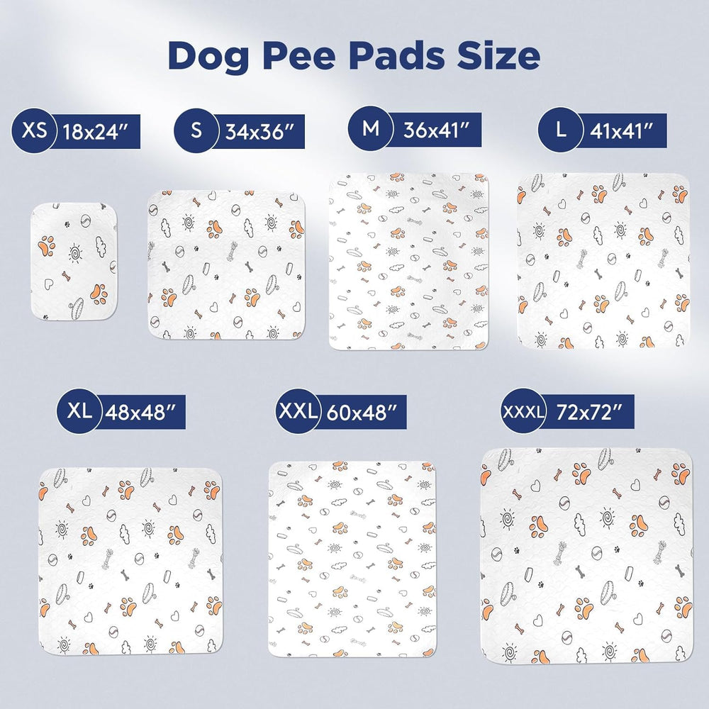 FURTIME travel-friendly pattern pee pad folds for on-the-go pet care.