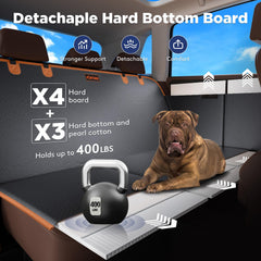FURTIME upgraded PU leather close-up showing durability and waterproof finish.