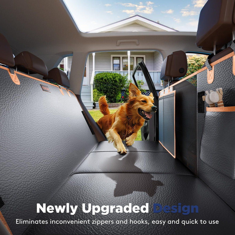FURTIME waterproof, scratch-resistant surface protects car seats and cleans easily.