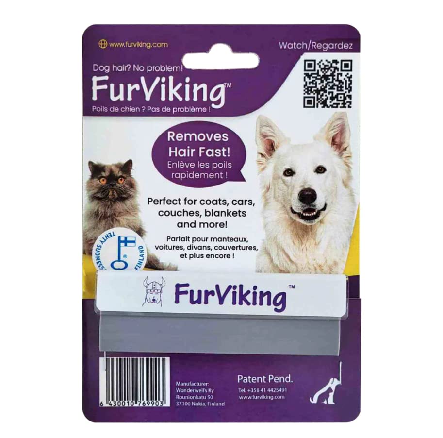Furviking Dual Blades Technology provides durable yet flexible fur removal.
