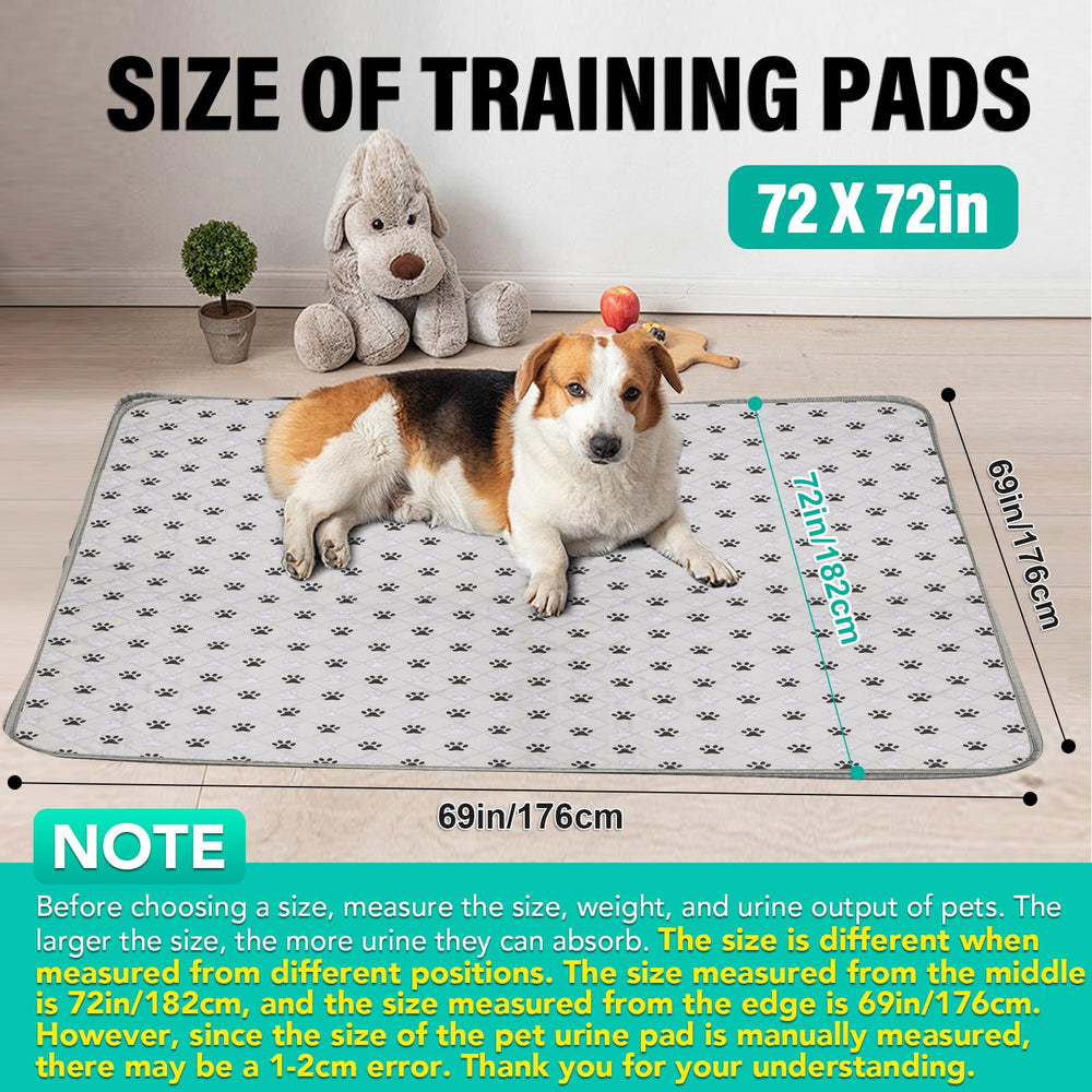 FURWEY 2Pack extra large pee pad folded demonstrates compact storage and reuse.