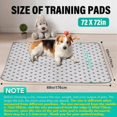 FURWEY 2Pack extra large pee pad folded demonstrates compact storage and reuse.
