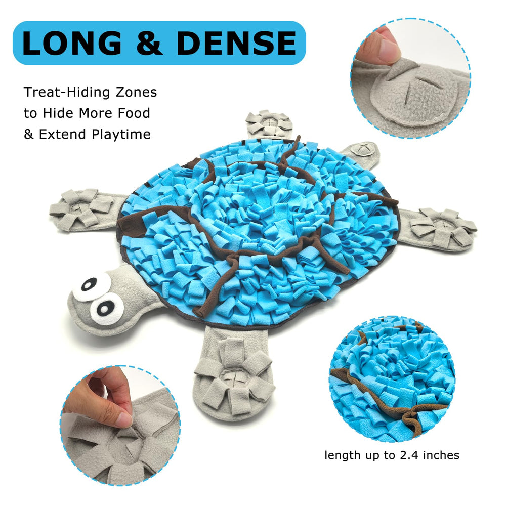 Furzeset Snuffle Mat shows detachable leg sections with crinkle paper for interactive sound surprises