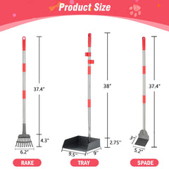 FUSBUNTY adjustable-handle design reduces bending during outdoor cleanup.