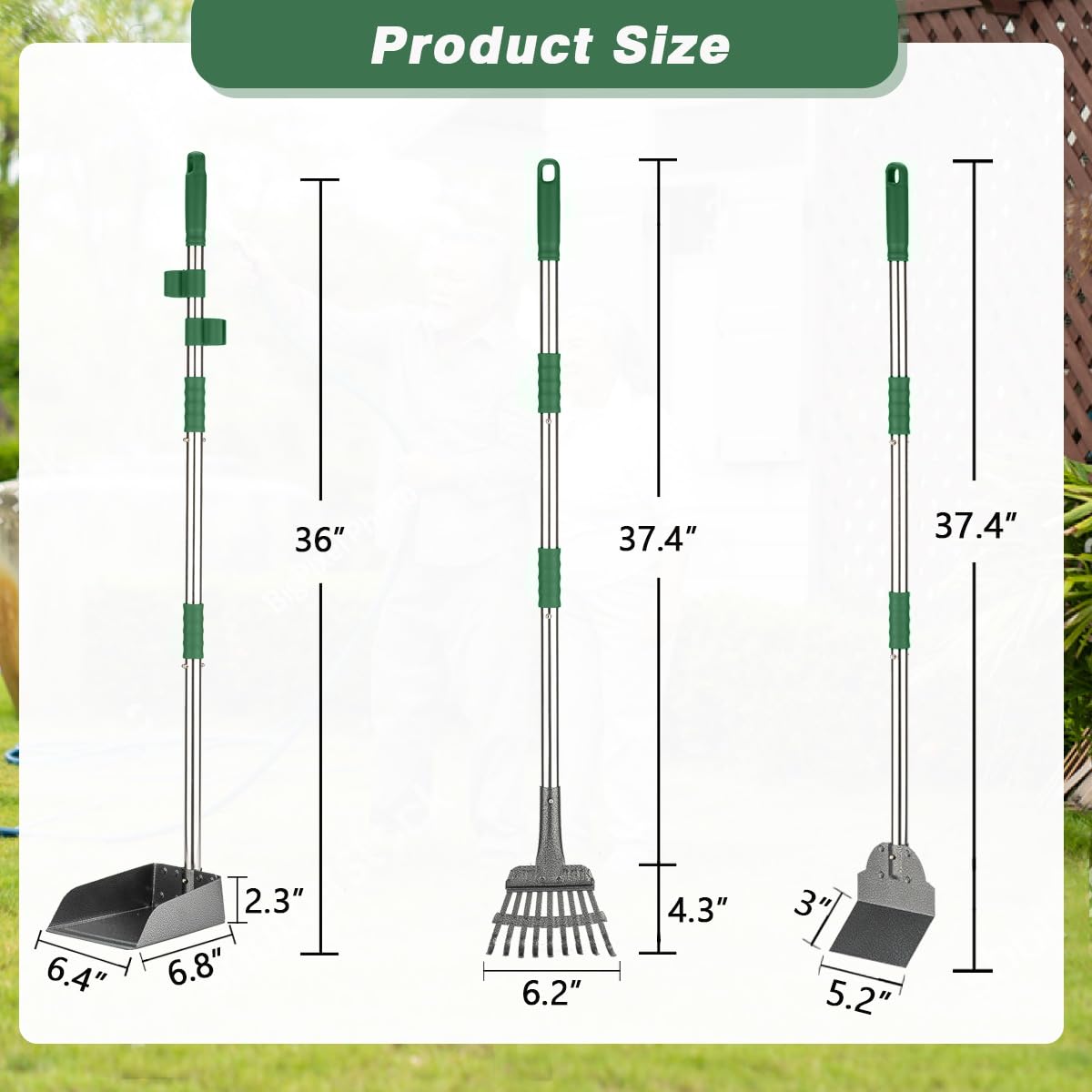 Fusbunty easy-clean design lets you hose away waste after use.