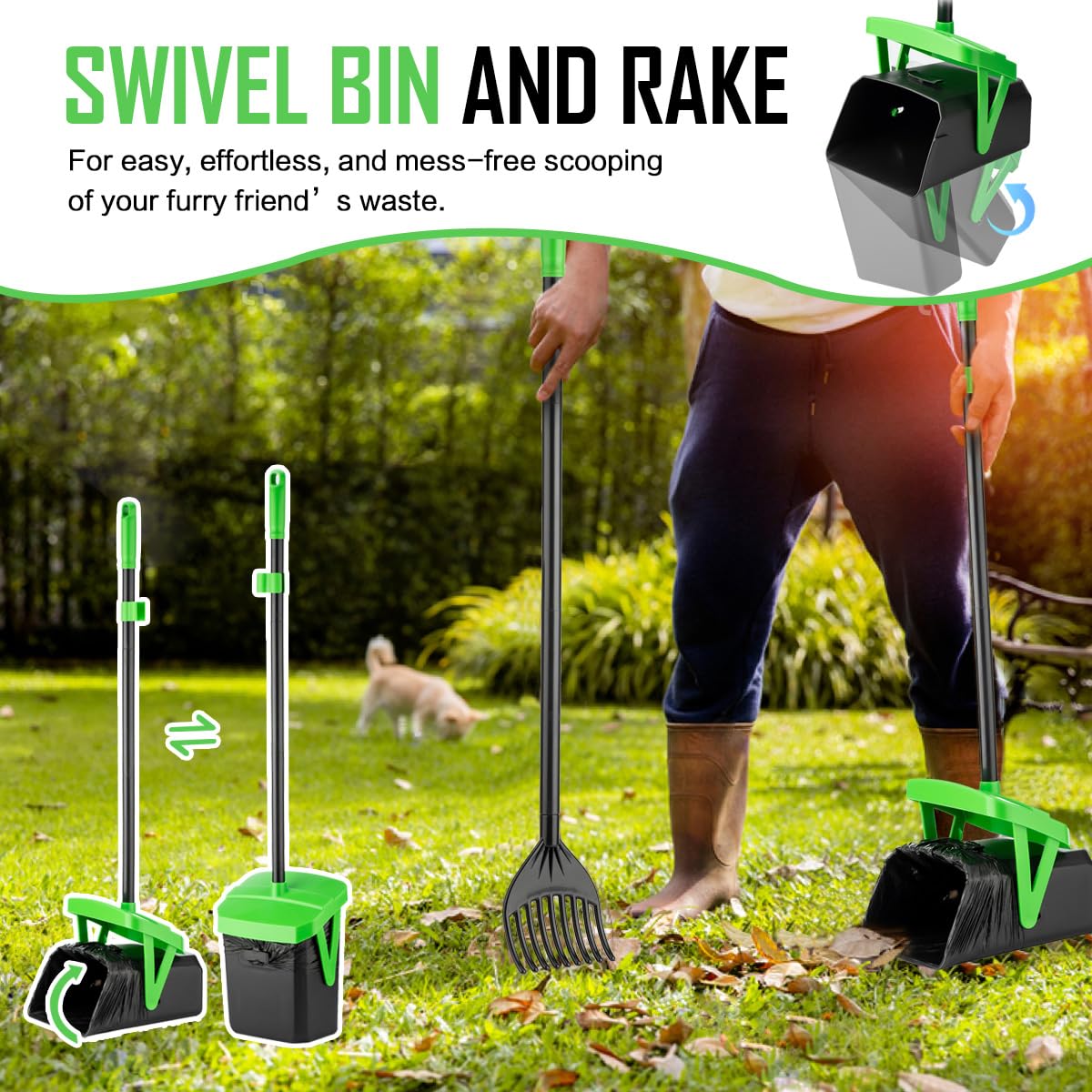 FUSBUNTY odor-blocking lid minimizes smells while cleaning