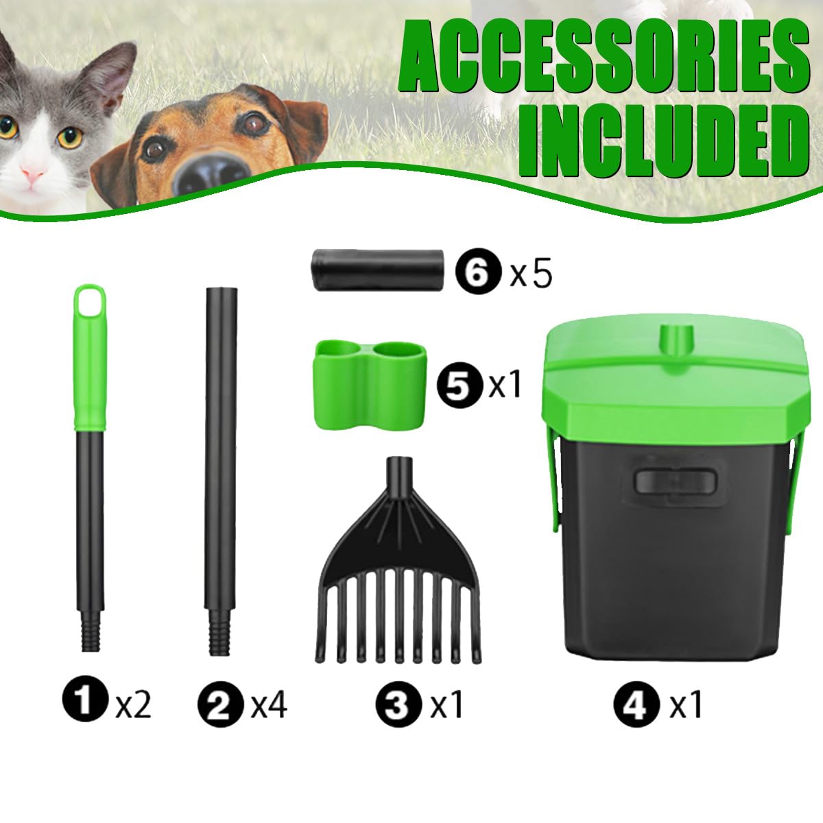 FUSBUNTY travel-ready scooper keeps yards tidy on the go
