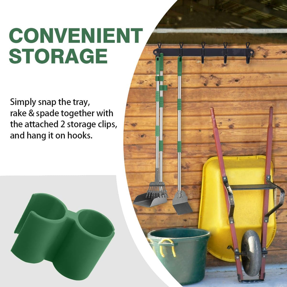 Fusbunty works on grass, dirt, and gravel for versatile cleanup.
