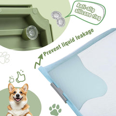 FUSBUNTY puppy pads holder 4-in-1 detachable tray enables easy cleanup