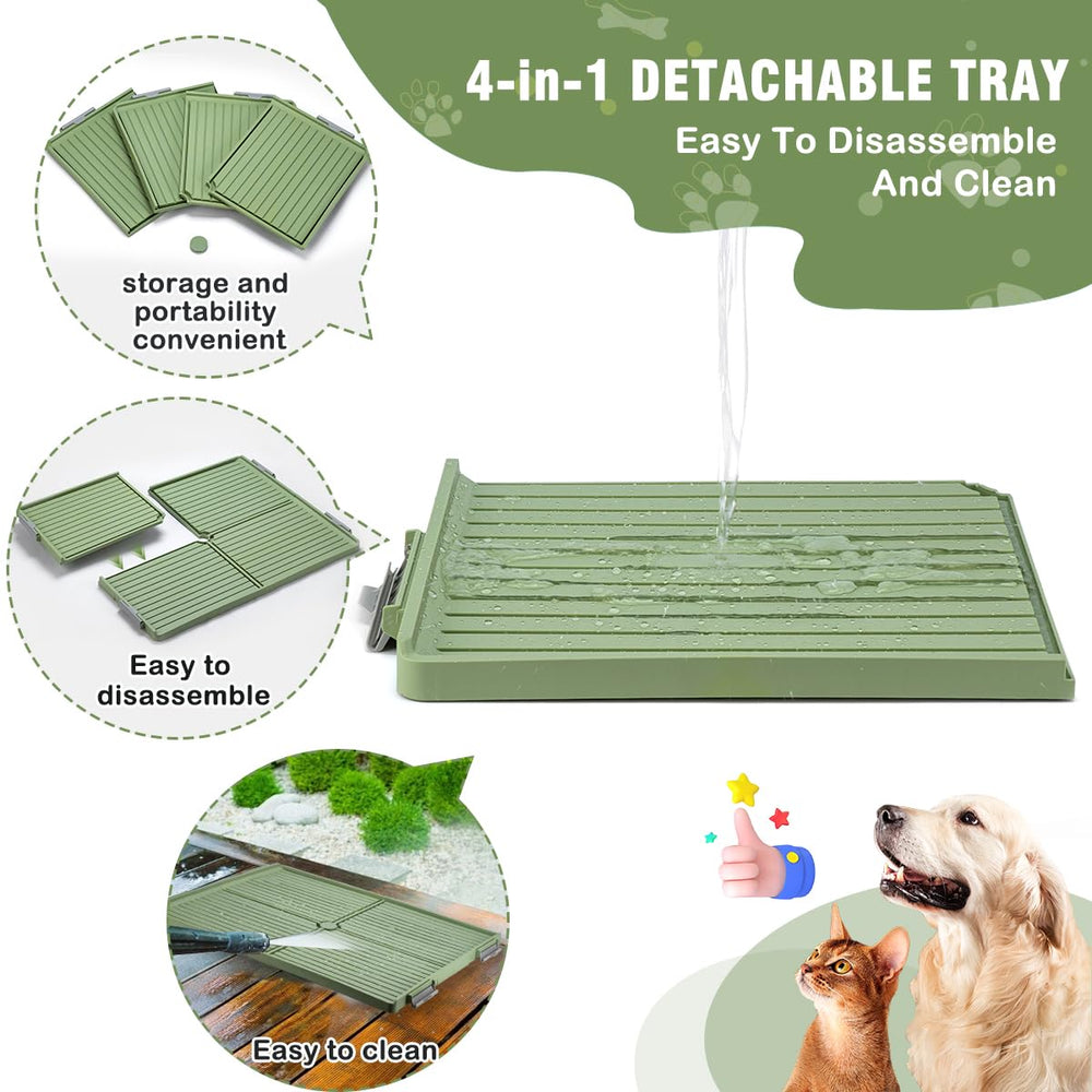 FUSBUNTY puppy pads inside holder demonstrates leak-proof design to protect floors