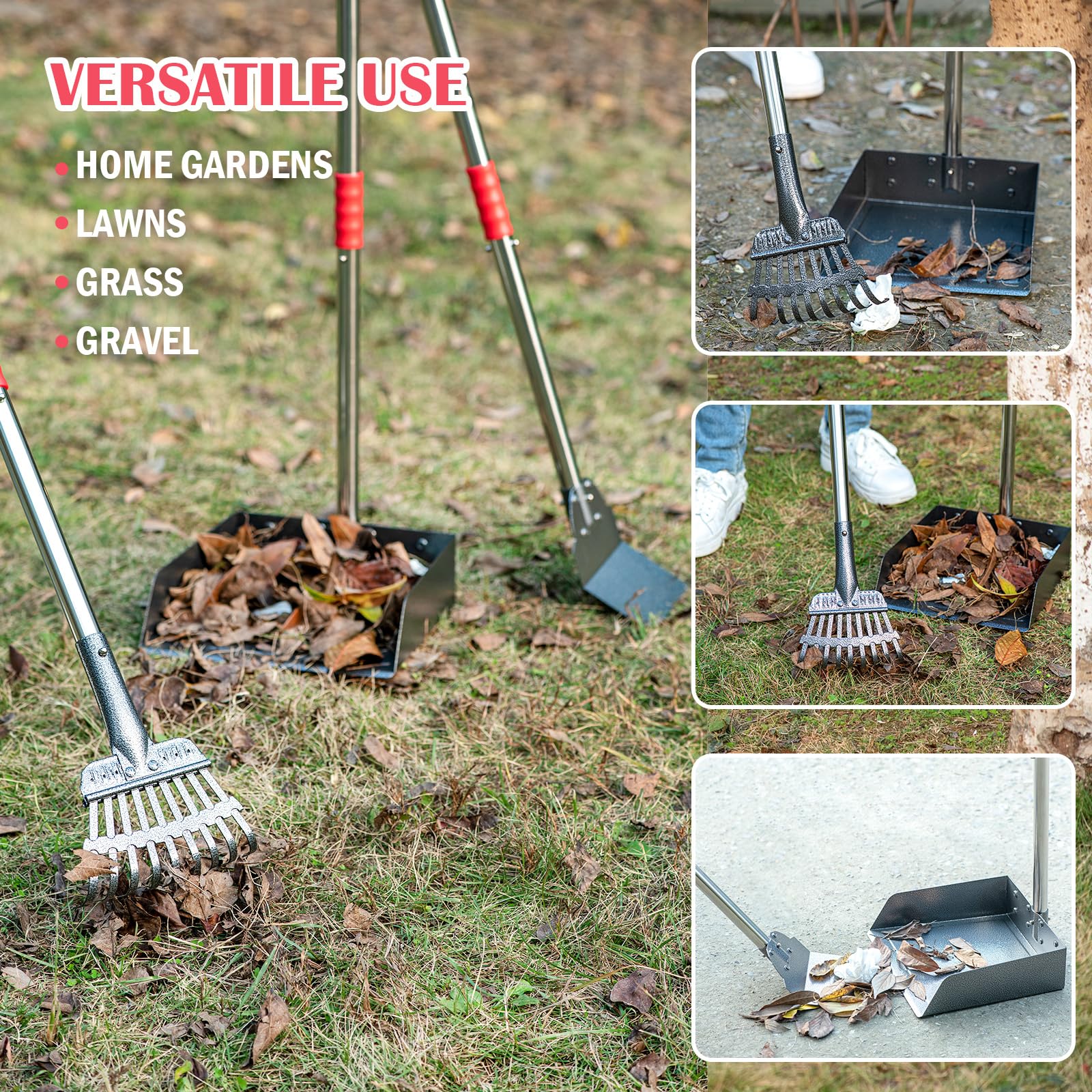 FUSBUNTY versatile-use for grass, gravel, and concrete surfaces.