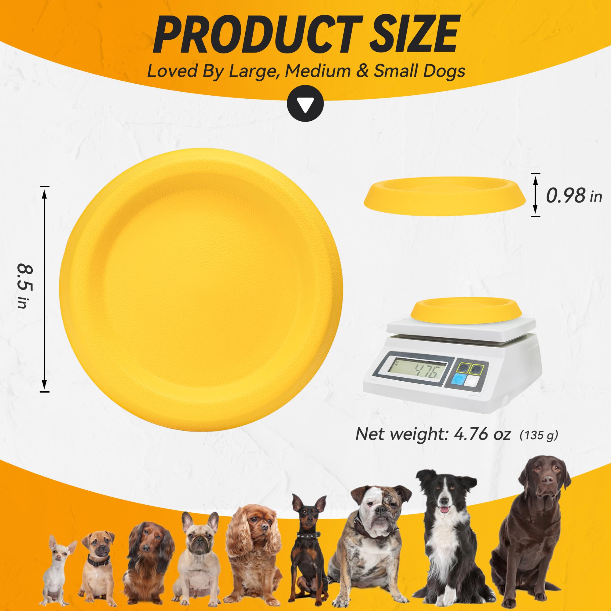 FUSOTO Dog Discs Toy land-and-water action showcasing active exercise and bonding.