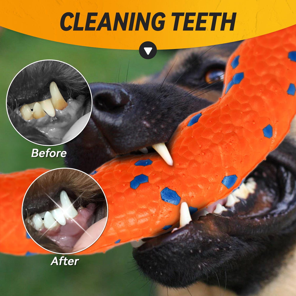 FUSOTO soft-chew design is kinder on teeth during playtime.