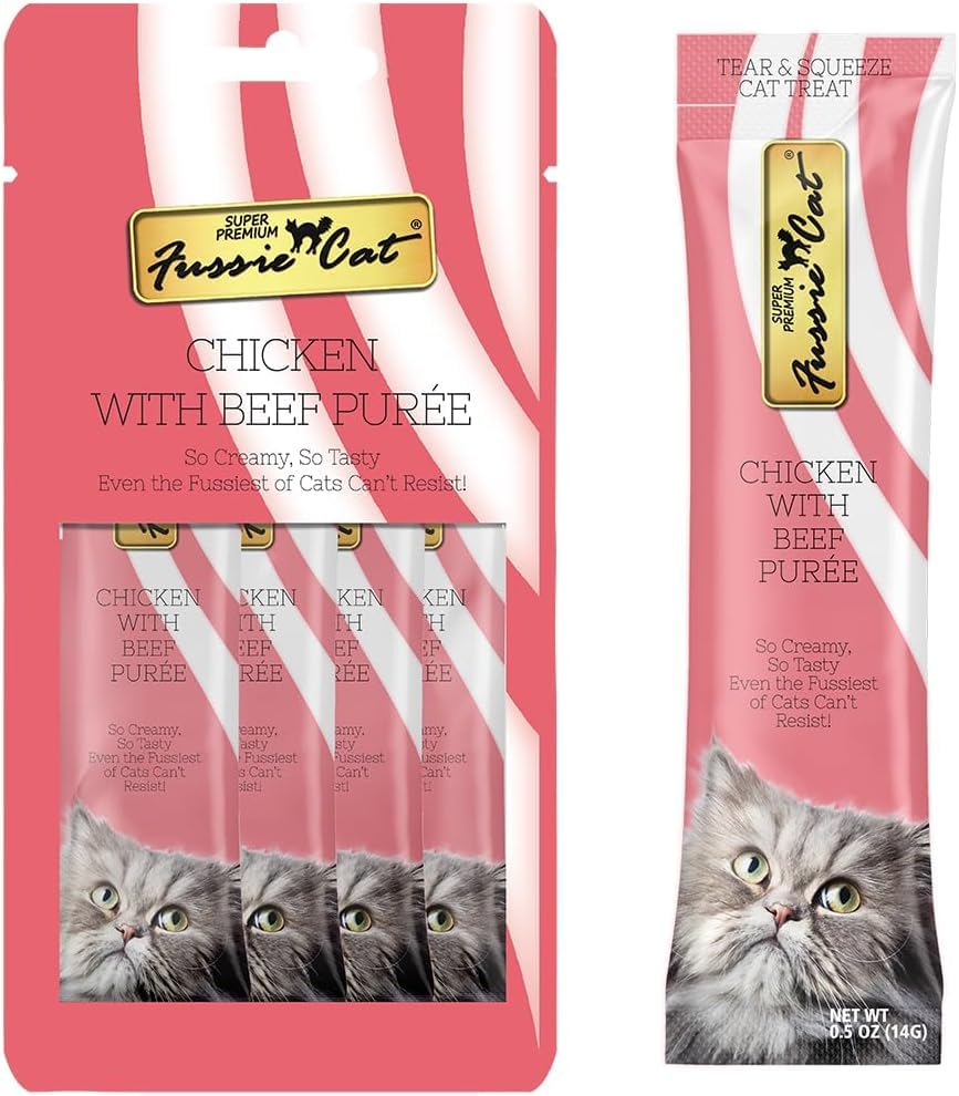 Fussie Cat Premium Puree 4-Pack Organization for easy stocking