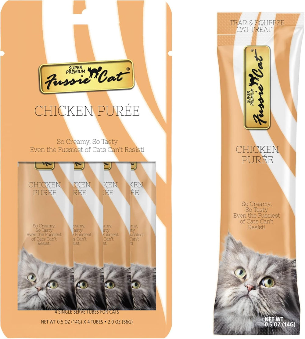 Fussie Cat Premium Puree Chicken Texture capture creamy consistency