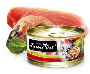 Fussie Cat serving dish shows easy portion serving size