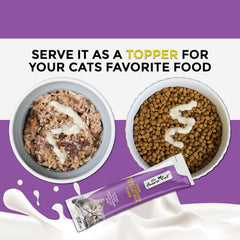Fussie Cat six-flavor variety pack, encourages flavor exploration and daily delight.