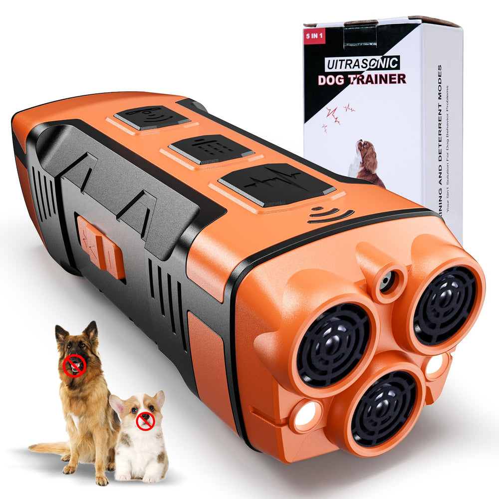 Fussion dog bark deterrent 3in-1 tool in action for effective training.