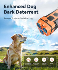 Fussion dog bark deterrent variable-frequency mode supports flexible training sessions.