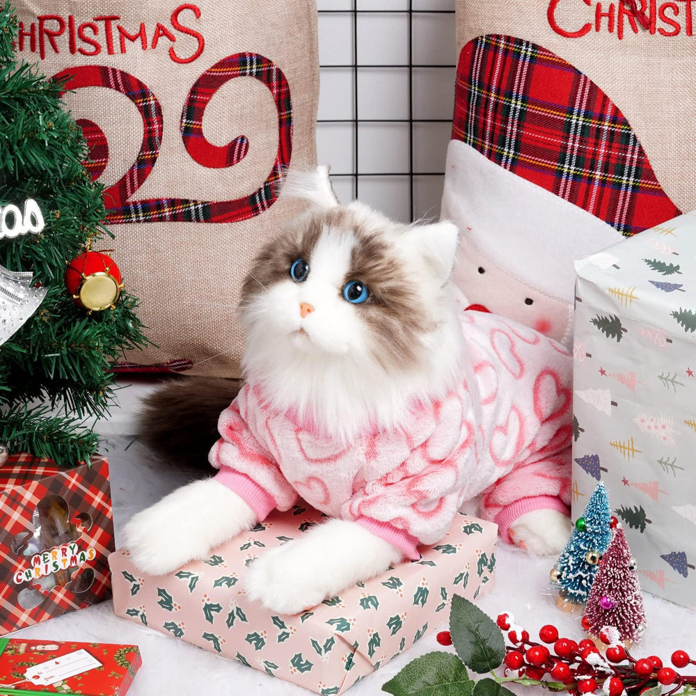 Futerly heart-pattern puppy clothes add stylish appeal for parties.