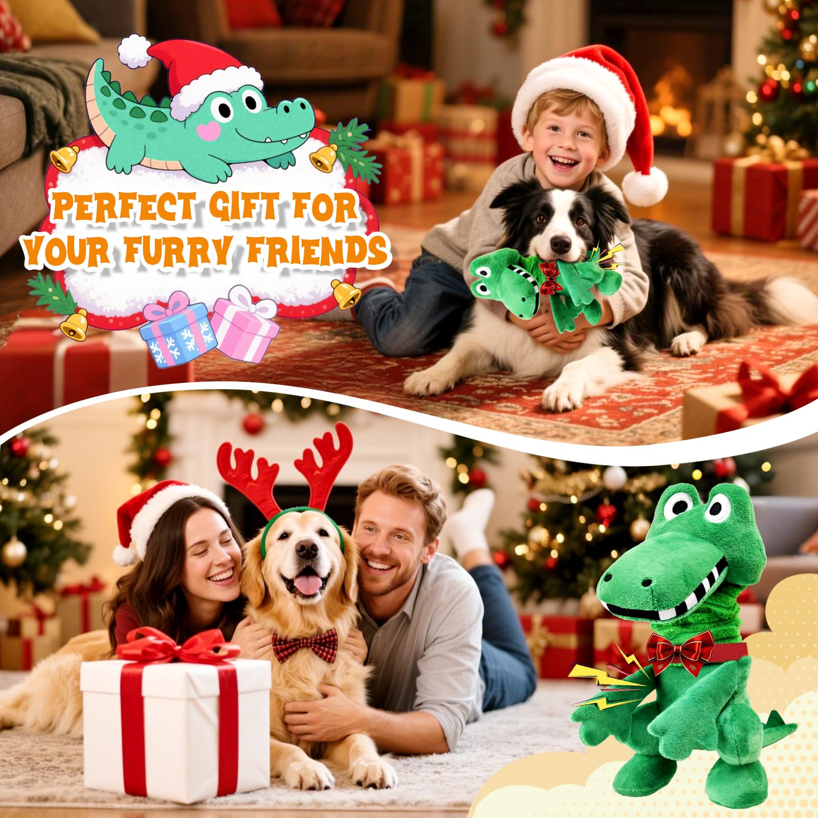 Fuufome crocodile toy is easy to clean for hygienic play