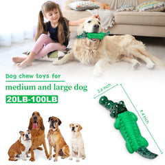 Fuufome alligator cartoon-design chew toy attracts dogs for extended play.