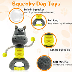 Fuufome dog toy with crinkle paper inside for extra intrigue.