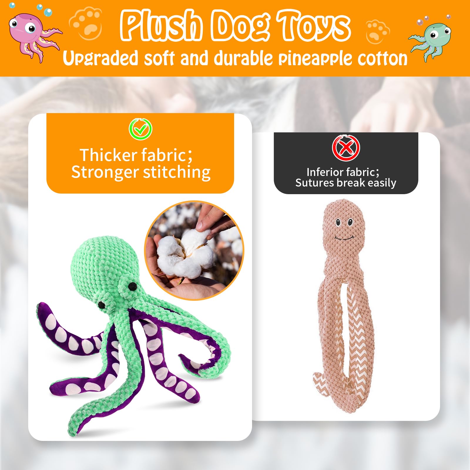 Fuufome washable dog toy stays clean and ready for daily play.
